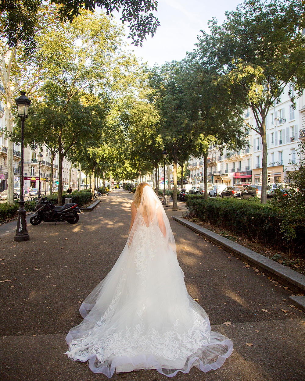 Parisian Wedding Portrait