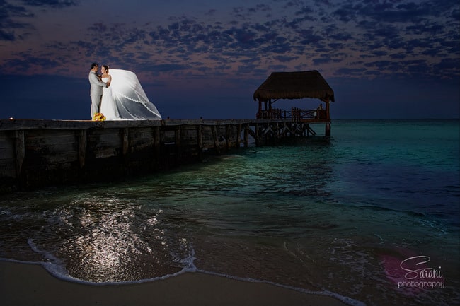 Beach wedding in playa del carmen