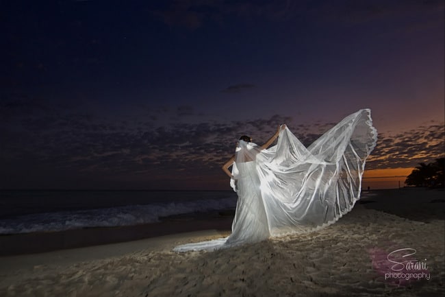 Beach wedding in Playa Del Carmen