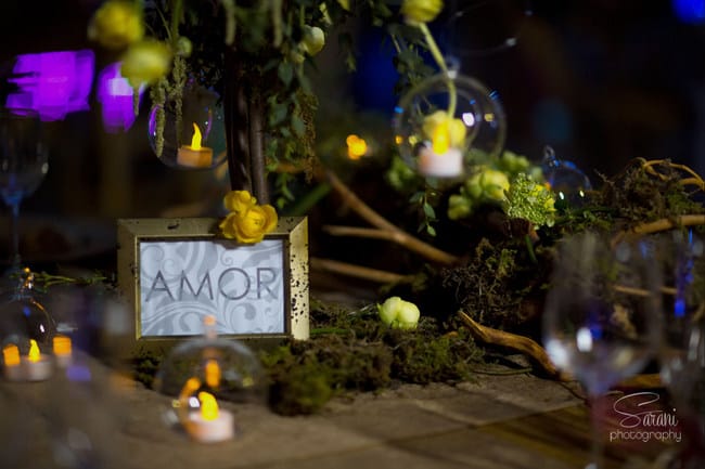 destination wedding table decorations