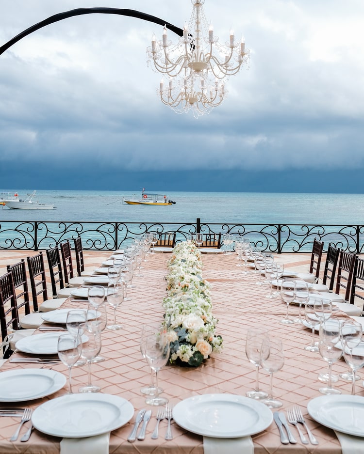 Private Oceanside destination wedding in riviera maya 24