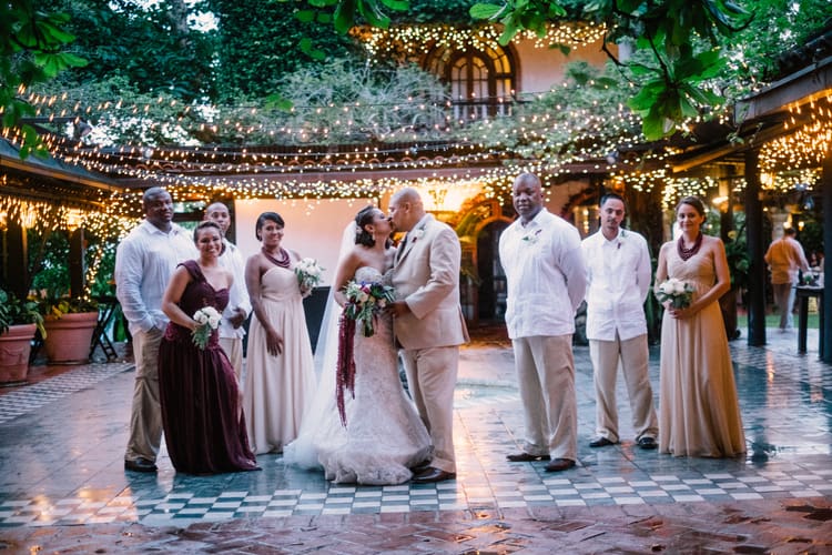 rainforest wedding