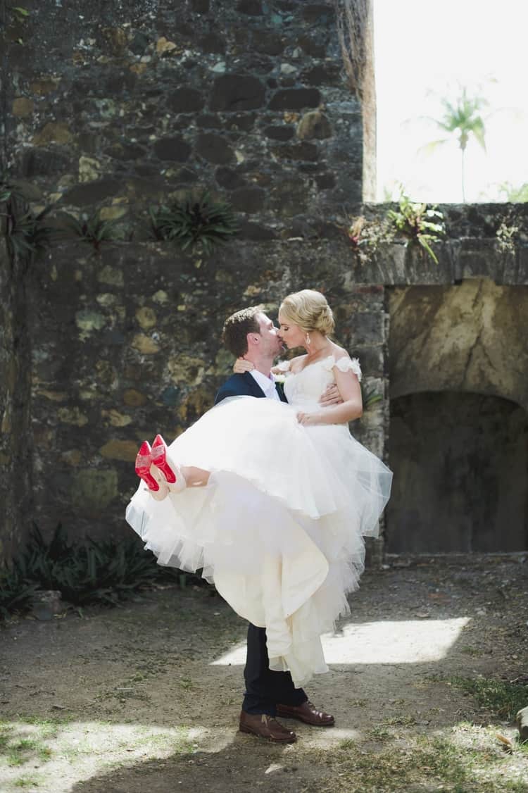 elegant destination wedding in St John