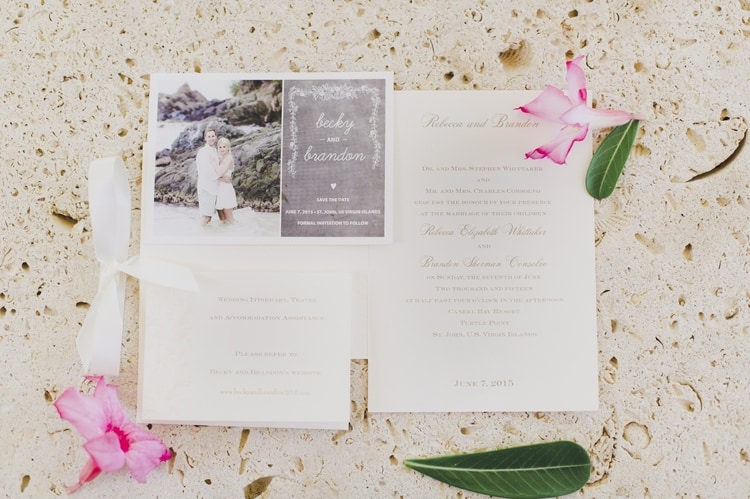 elegant destination wedding in St John