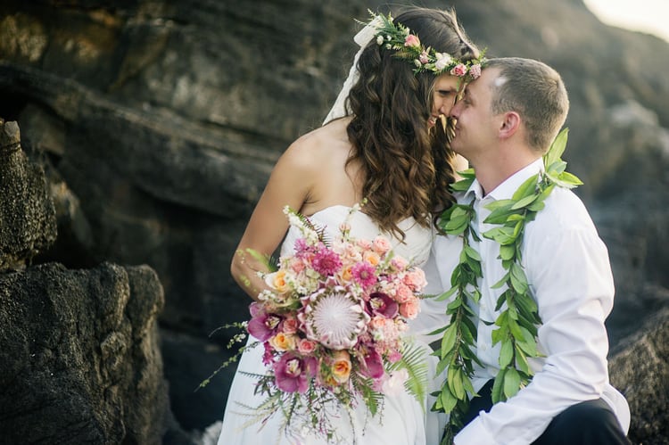 Tropical Beach Wedding