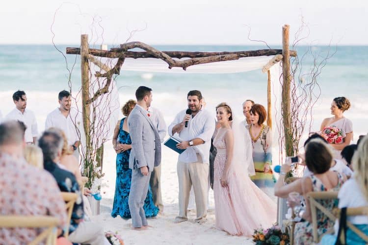 Destination wedding in Tulum