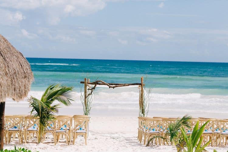 Destination wedding in Tulum