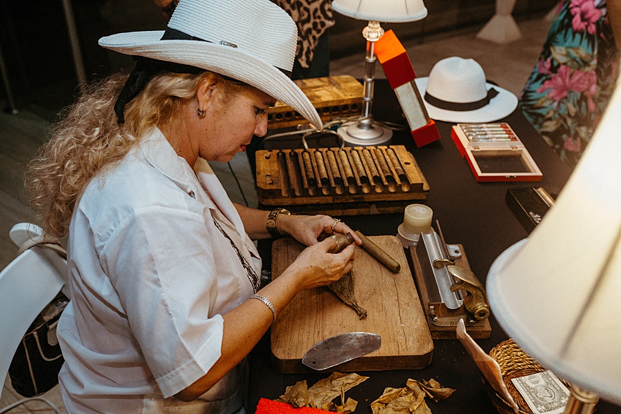 mexico wedding cigar roller