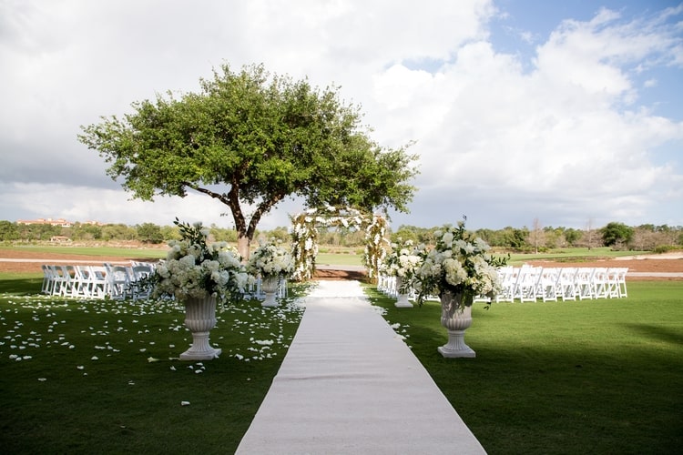 Wedding at Naples Ritz Carlton Golf Resort