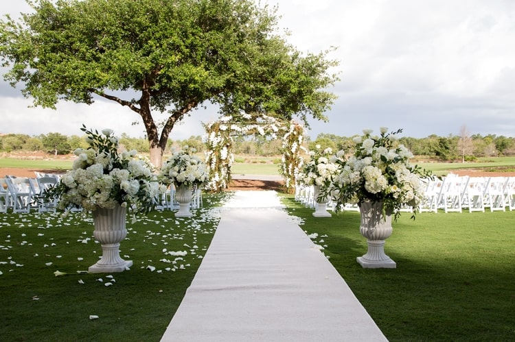 Wedding at Naples Ritz Carlton Golf Resort