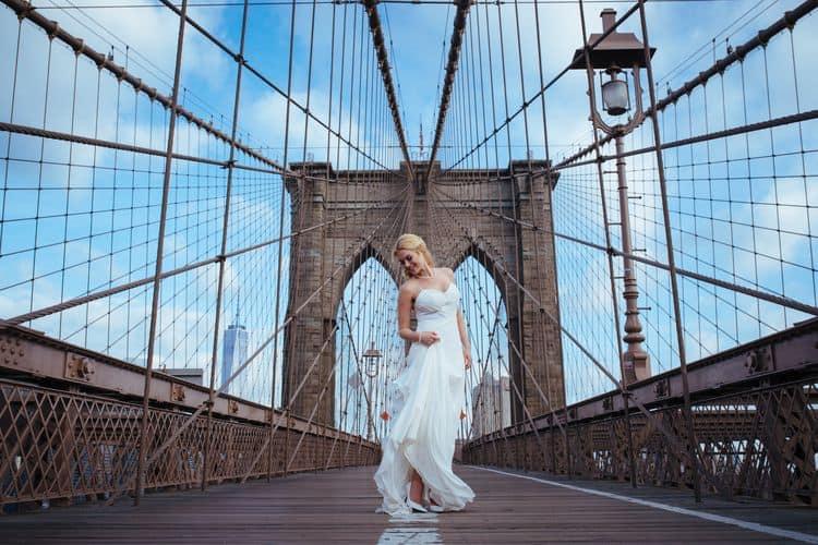 Brooklyn bridge wedding inspiration