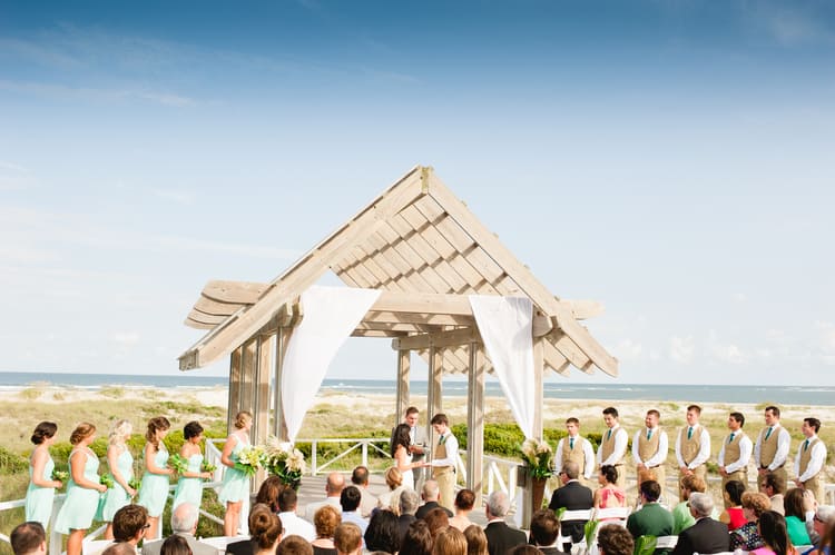 wedding on bald head island