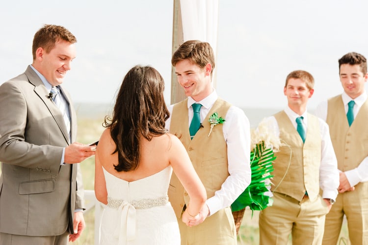 wedding on bald head island