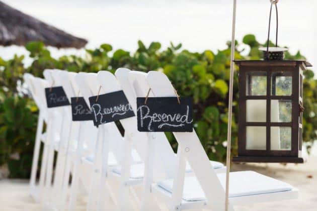 aruba beach wedding chairs