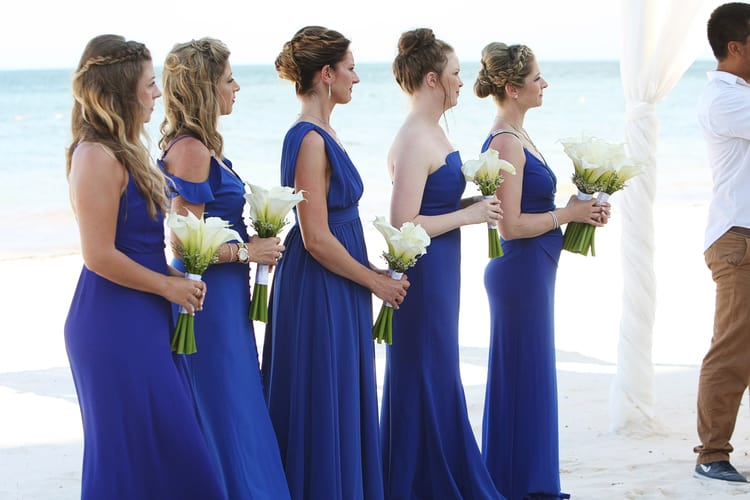 barefoot beach wedding in cancun 80