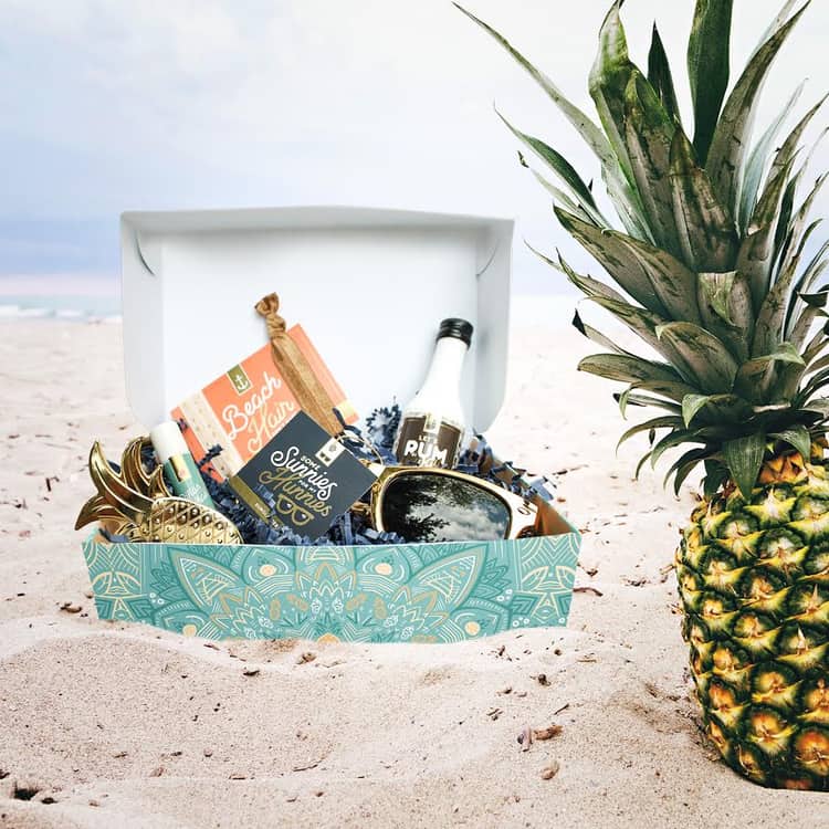 beach destination wedding bridesmaid proposal box