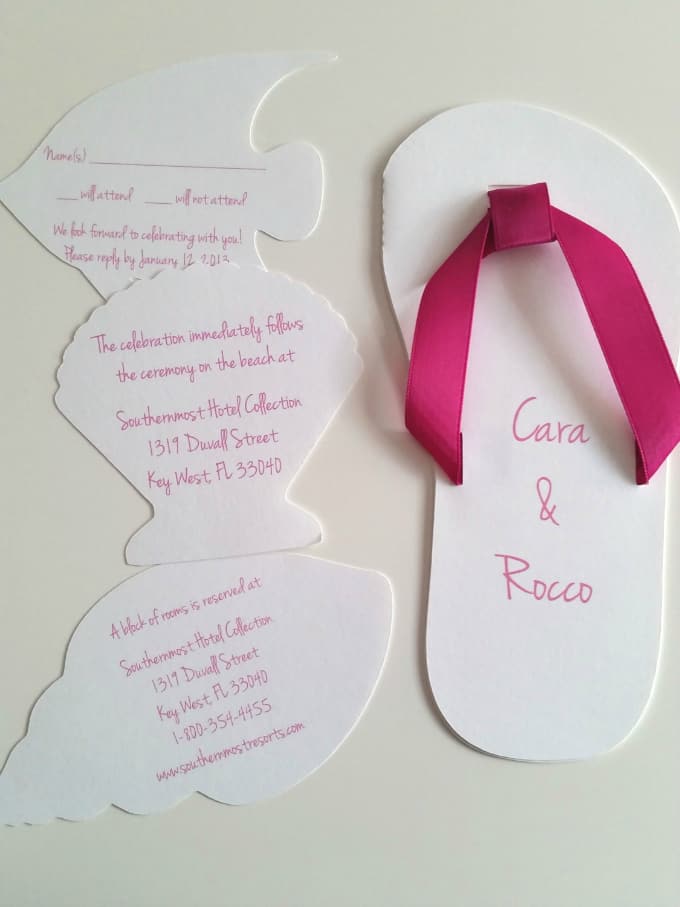 Flip Flop Wedding Invitations 3