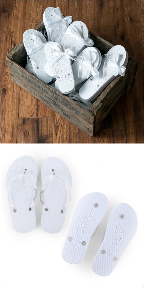 cheap slippers for wedding guests