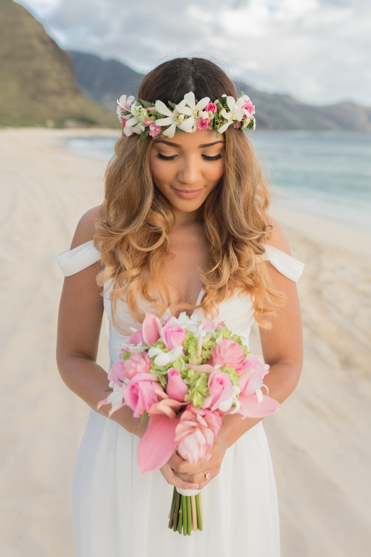 23 Gorgeous Beach Wedding Hairstyles From Real Destination