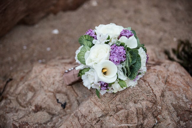 Beach wedding bouquet