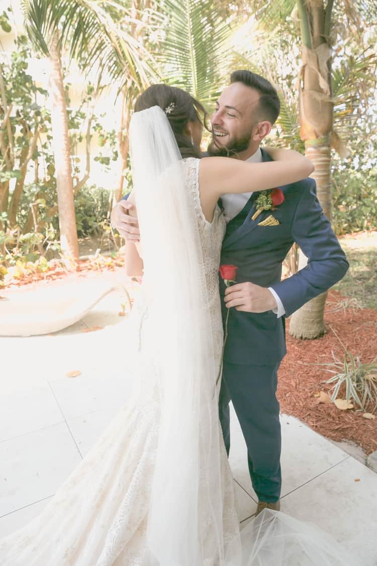 Beauty and the Beast themed wedding on the Beach