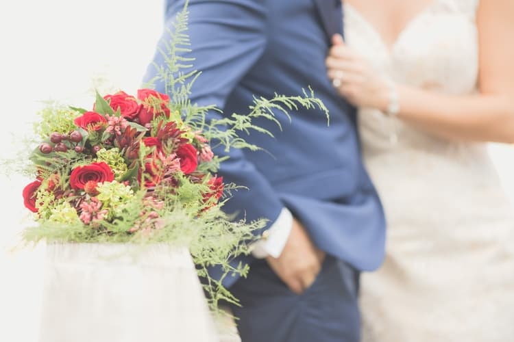 Beauty and the Beast themed wedding on the Beach