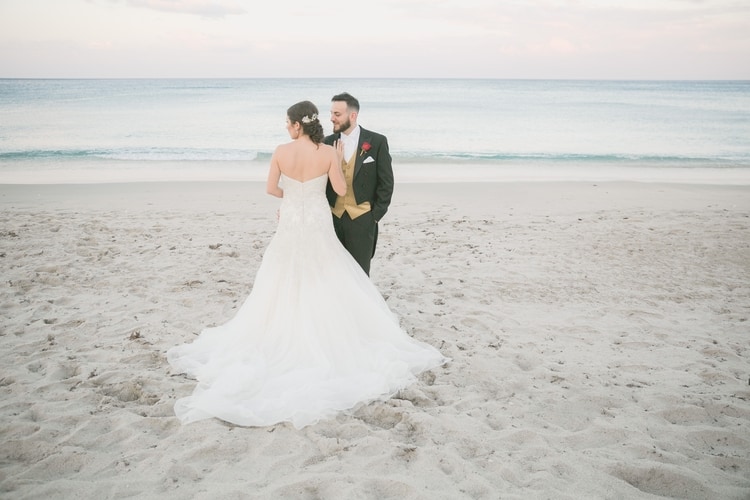 Beauty and the Beast themed wedding on the Beach