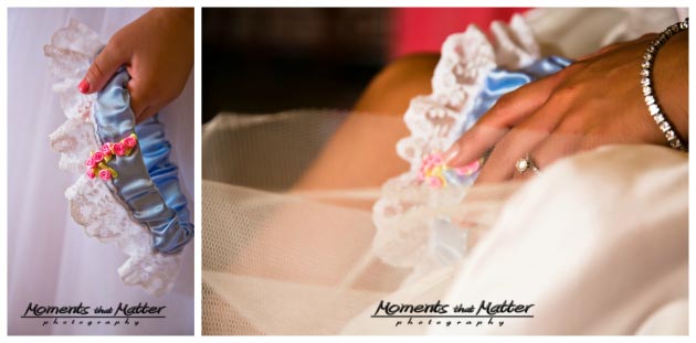 blue wedding garter