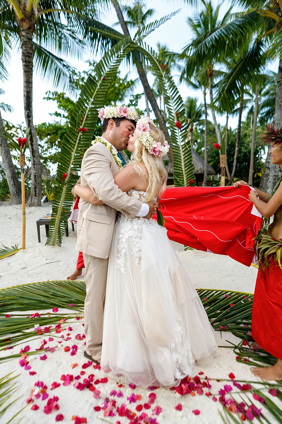 Breathtaking Bora Bora Elopement Wedding And Trash The