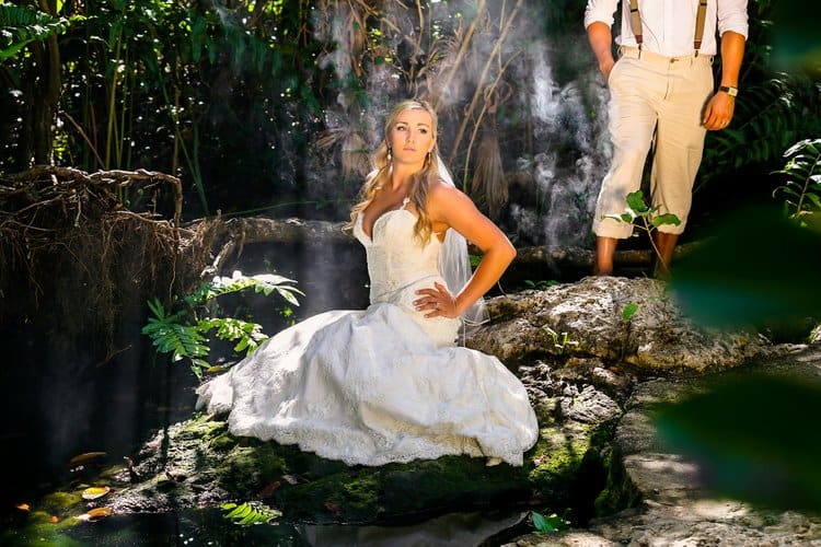 cenote underwater trash the dress photo shoot 011