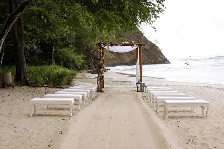 White Beach Wedding in Costa Rica