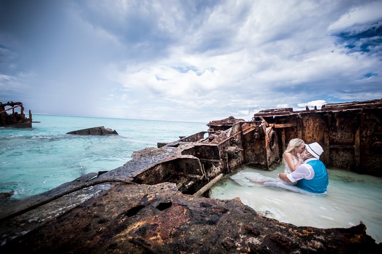 Beach Wedding in The Bahamas