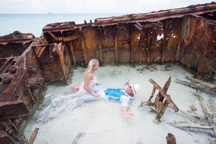 Beach Wedding in The Bahamas