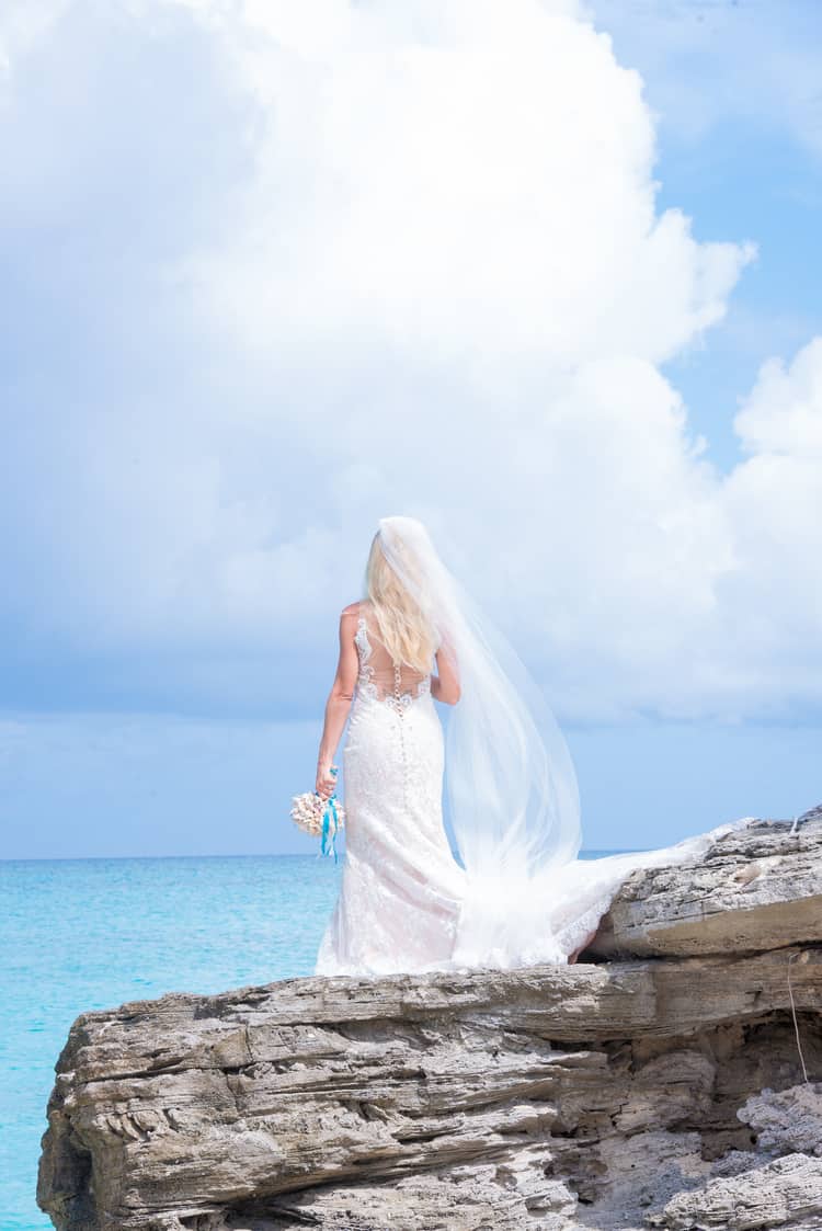 Colorful Beach Wedding In The Bahamas Gallant Lady Shipwreck Trash