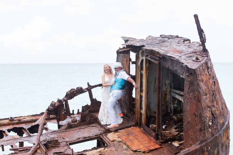 Beach Wedding in The Bahamas