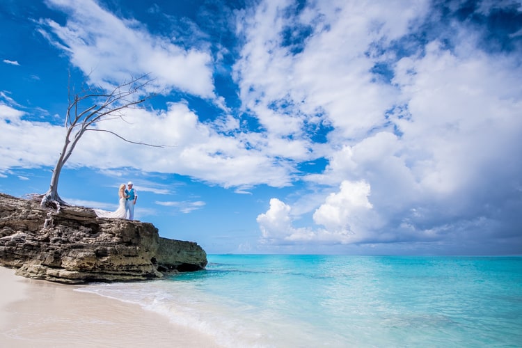 Beach Wedding in The Bahamas