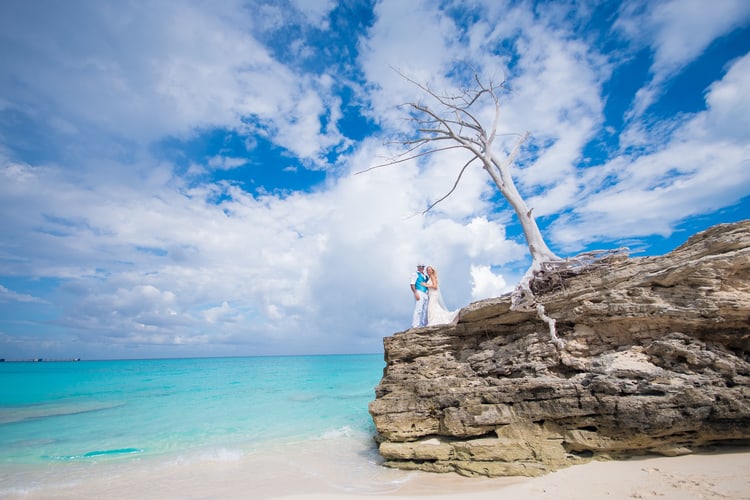 Beach Wedding in The Bahamas