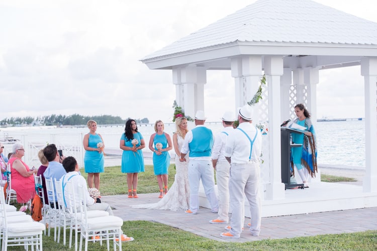 Beach Wedding in The Bahamas