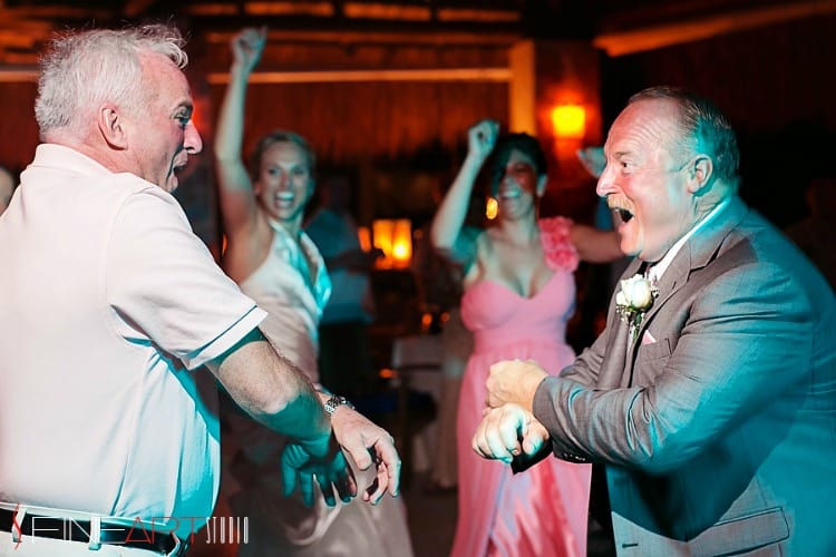 destination wedding dancing