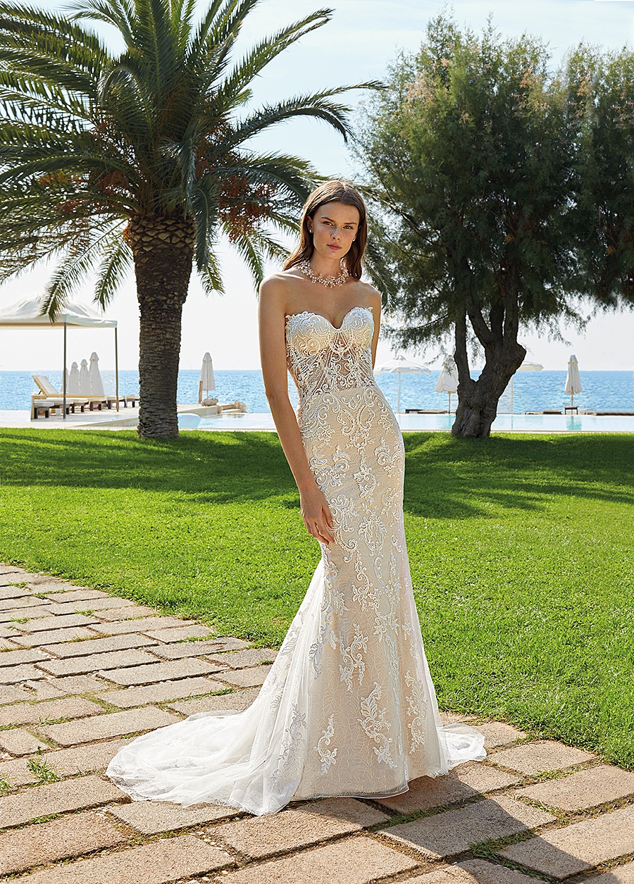 lace destination wedding bridal gown