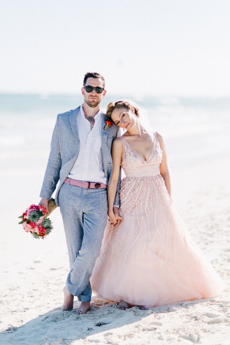 beach wedding guys attire