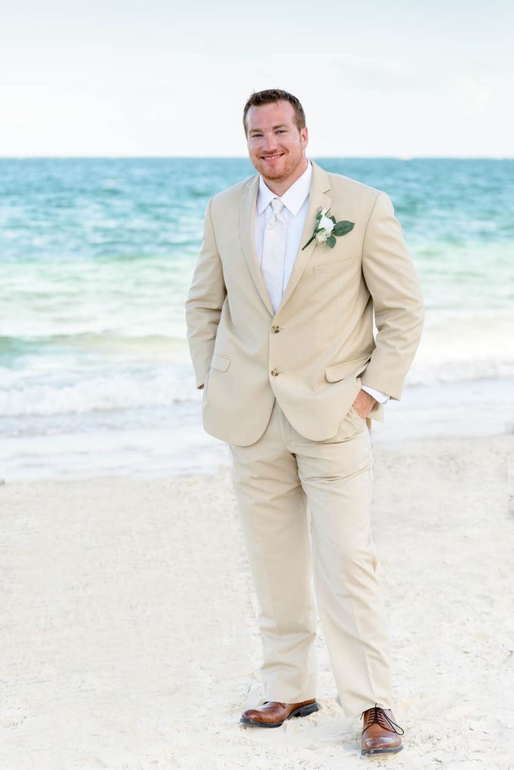 beach wedding groom outfit