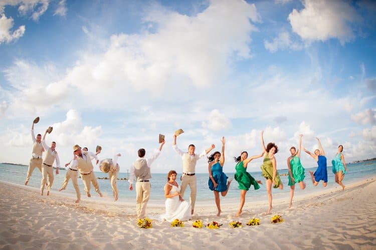 Beach wedding in Nassau