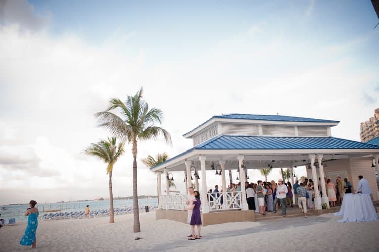 beach wedding in the Bahamas