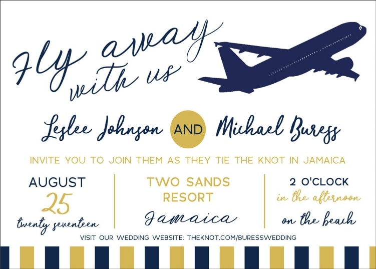 Destination Wedding Invitation Wording Etiquette and Examples ...