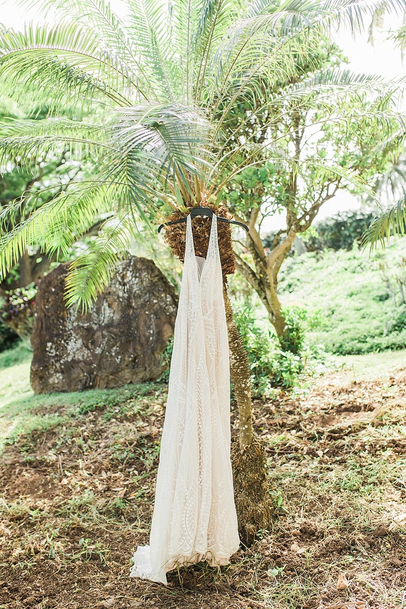 destination wedding private oahu beach 1970