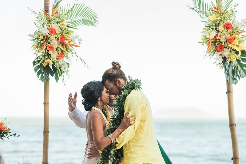 Intimate Destination Wedding On A Private Oahu Beach Destination