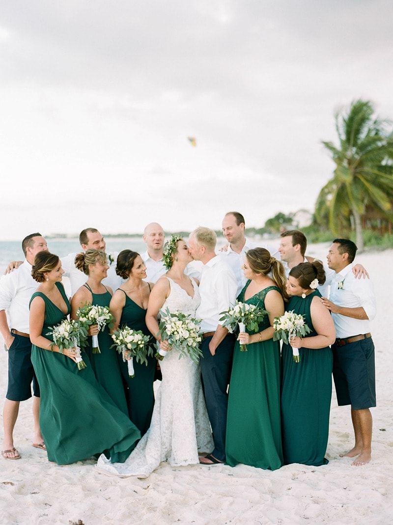 Casual Beach Wedding at Secrets Capri Riviera Destination Wedding Details