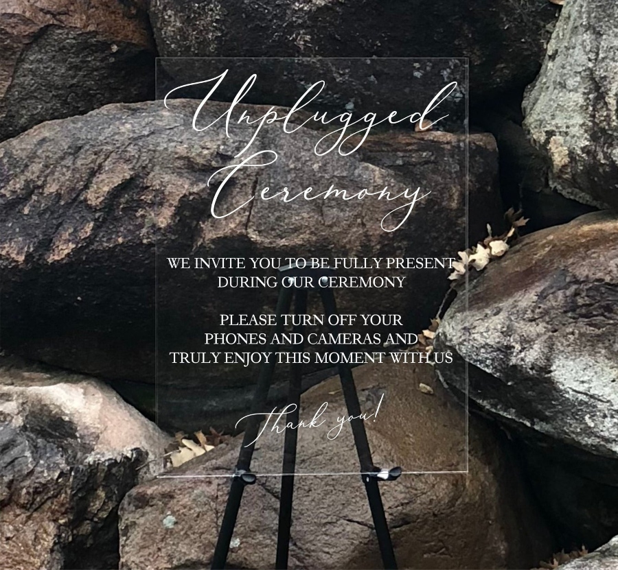 6 Unique Destination Wedding Signs destination wedding signs unplugged ceremony