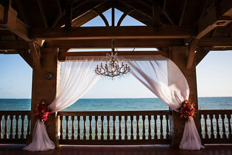 Tropical destination wedding in Key west